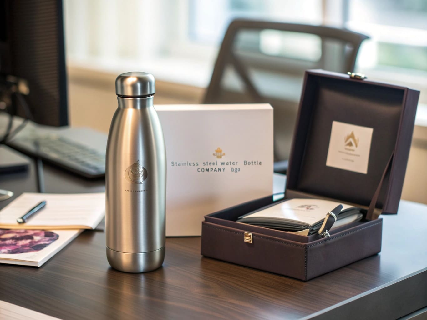premium-corporate-gift-presentation - elegant-stain