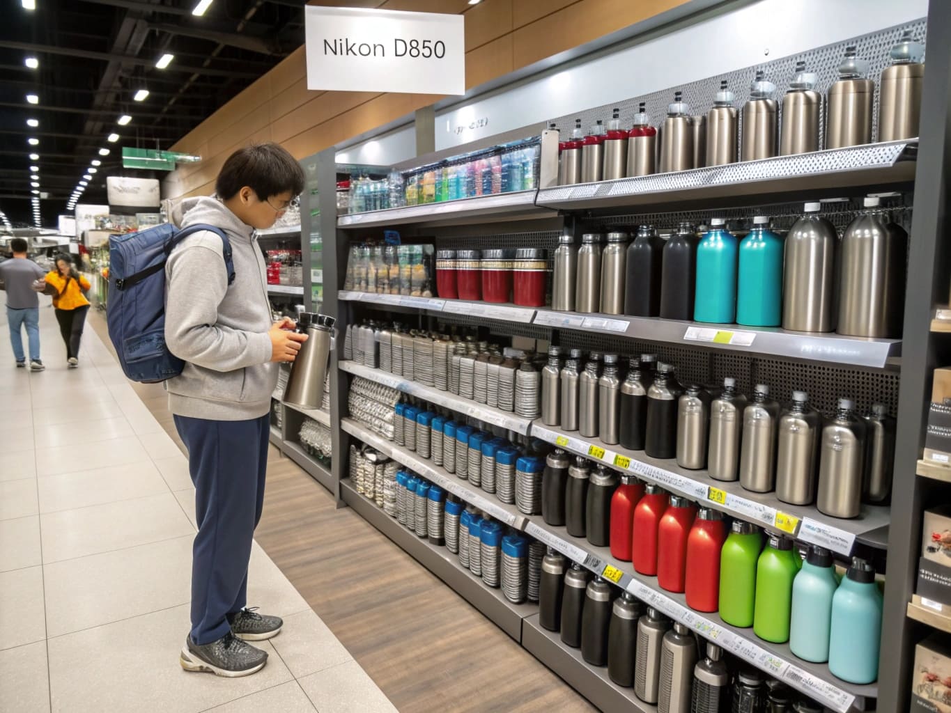 premium-retail-store-shelf-display - stainless-stee